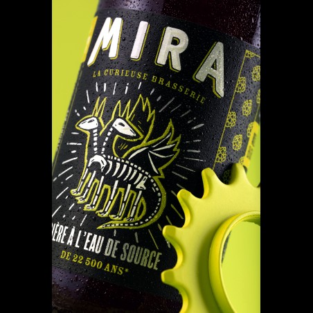étiquette Bière triple Mira N°7
